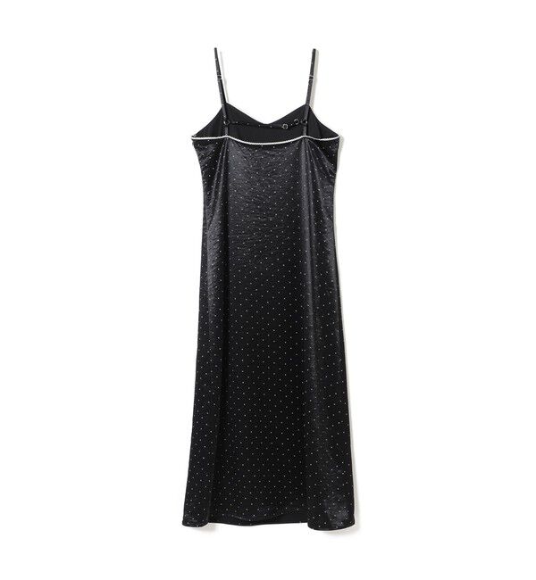 Ray BEAMS 「サテン ドット キャミワンピース」|ワンピース|