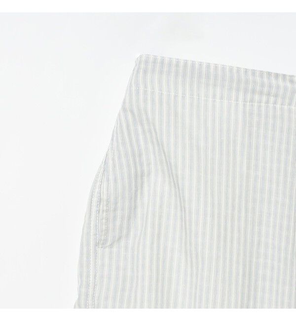 BEAMSBOY「チェック ストライプ ヘムコード パンツ」|チノ|