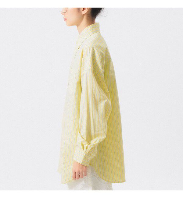 BEAMSBOY「ドビー ストライプ ビッグ BDシャツ ＜定番 / オンオフ兼用＞」|シャツ・ブラウス|