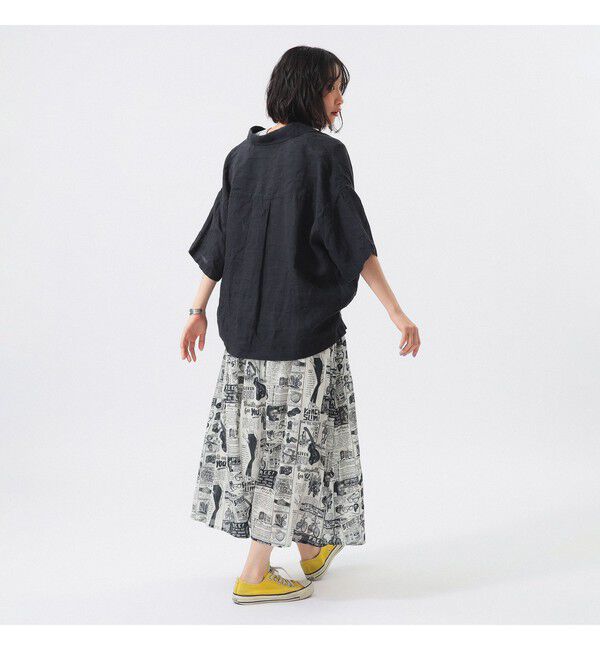 BEAMSBOY「リネン ソリッド ショートスリーブ」|シャツ・ブラウス|