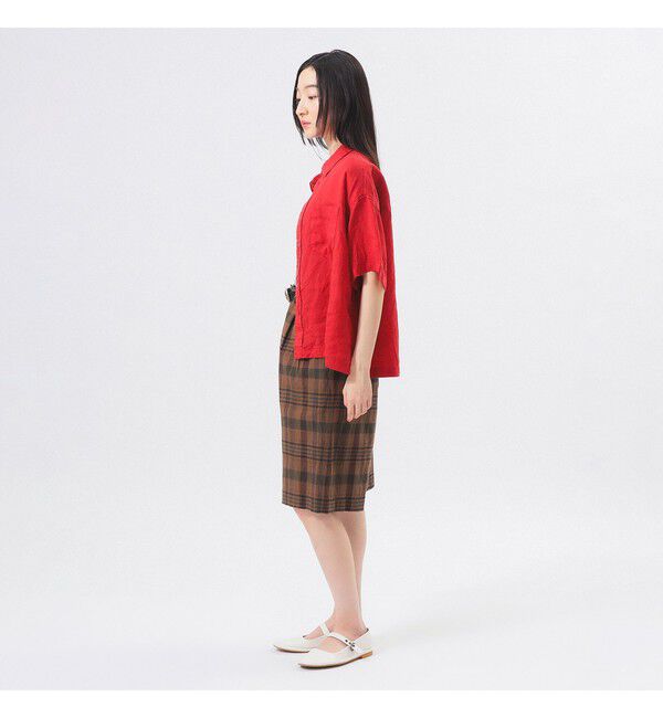 BEAMSBOY「リネン ソリッド ショートスリーブ」|シャツ・ブラウス|