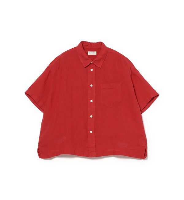 BEAMSBOY「リネン ソリッド ショートスリーブ」|シャツ・ブラウス|