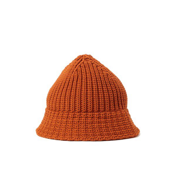 BEAMS「ニット ビーニー」|キャップ・キャスケット|ORANGE