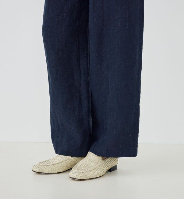 GALERIE VIE「マリンカナパストライプ ツータックストレートパンツ」|その他|