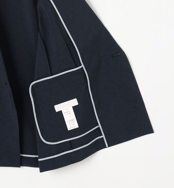 NOLLEY'S sophi「《セットアップ対応》ウォッシャブルブリーザブルシャンブレーダブルジャケット」|テーラードジャケット|