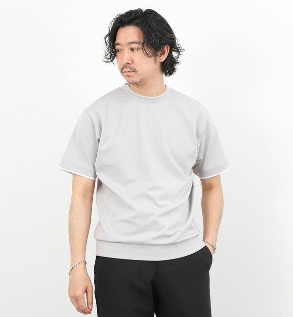 NOLLEY'S goodman「超長綿ハイゲージポンチ フェイクレイヤードTシャツ 26SS」|Tシャツ・カットソー|