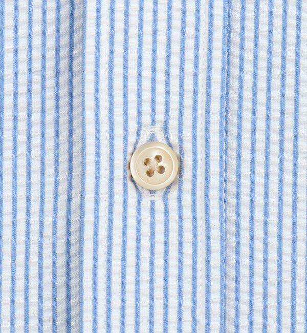 NOLLEY'S goodman「《ビジカジ対応》トリコットサッカーテープBD SS 半袖ボタンダウンシャツ 26SS」|シャツ・ブラウス|