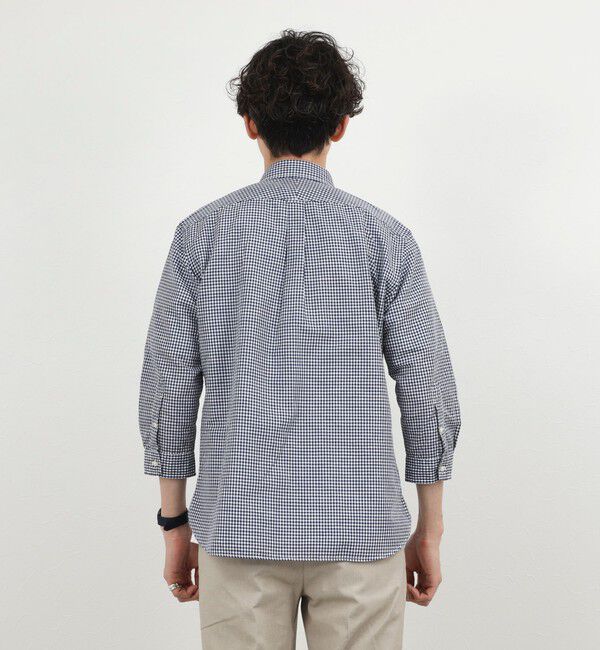 NOLLEY'S goodman「綿麻パラシュートボタン7分袖シャツ 26SS」|シャツ・ブラウス|