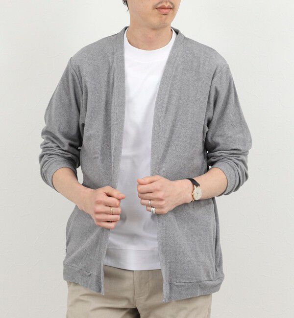 NOLLEY'S goodman「《セットアップ対応》ボタンレス パイルカーディガン 26SS」|カーディガン|