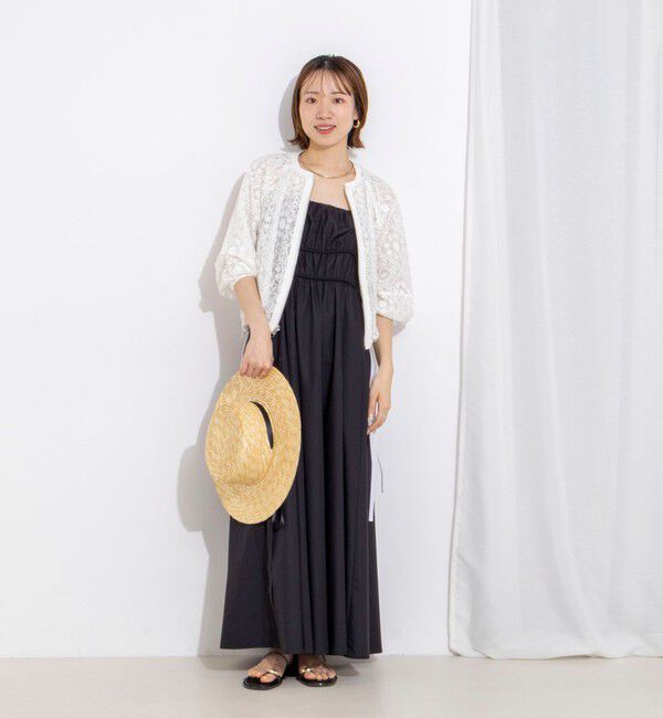 NOLLEY'S「【MARILYN MOON/マリリーンムーン】reversible sheer lace blouson」|ブルゾン・スタジャン|