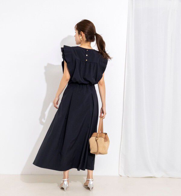 NOLLEY'S「【一部WEB限定色アイテム】ウォッシャブル高機能タックフレアースカート」|フレア|