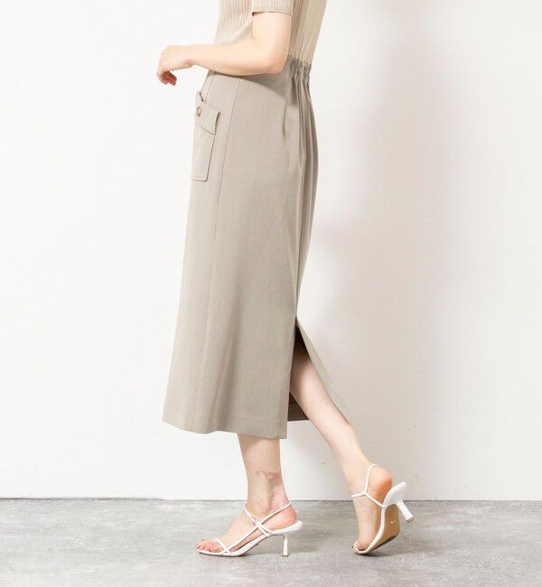 NOLLEY'S sophi「ウォッシャブルポロニットタイトスカートドッキングワンピース」|ワンピース|