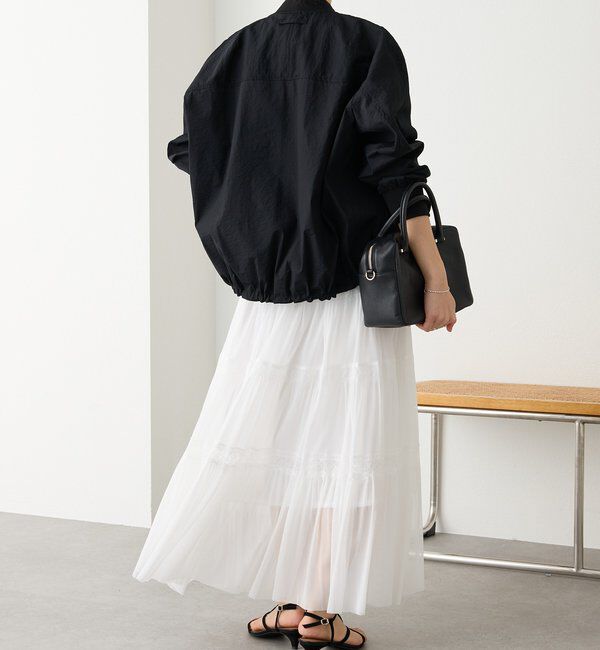  「予約【着映え】チュールティアードスカート」|スカート|