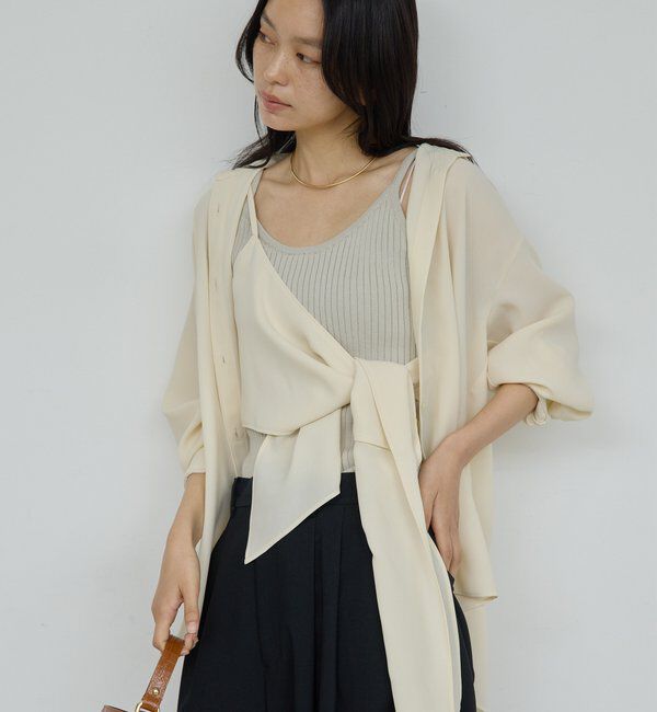 「ワンショルレイヤードシャツ」|シャツ・ブラウス|