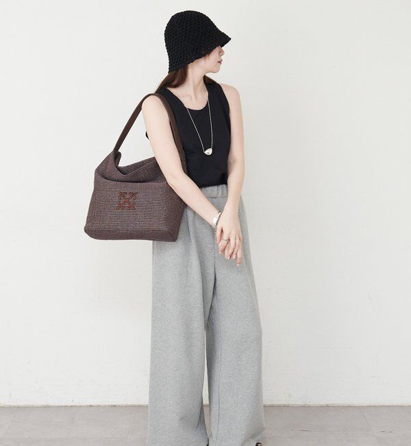  「ナイロンラフィアワンショルダーバッグ」|ショルダー・メッセンジャー|