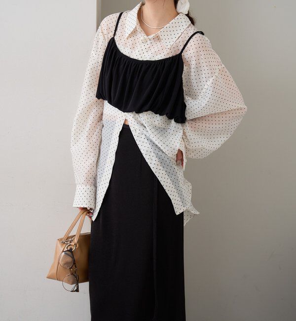  「シアーシャツビスチェSET」|シャツ・ブラウス|