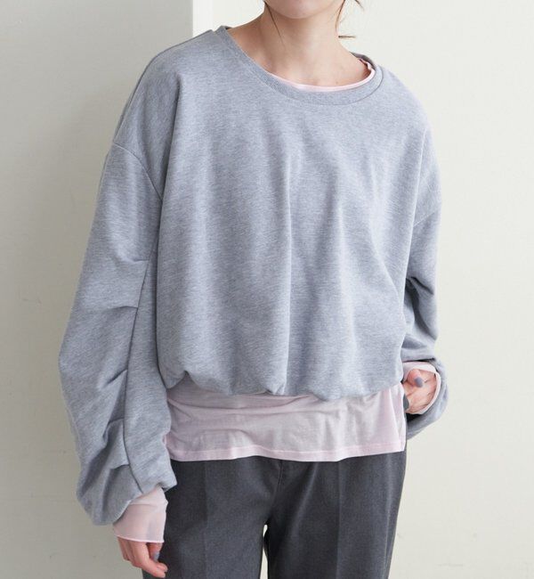  「バルーンスウェット」|Tシャツ・カットソー|グレー
