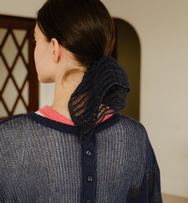  「ペーパーメッシュシアーシュシュ」|その他|ネイビー