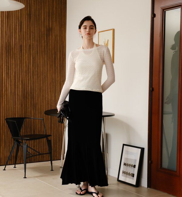  「レース編み2WAYトップス」|Tシャツ・カットソー|