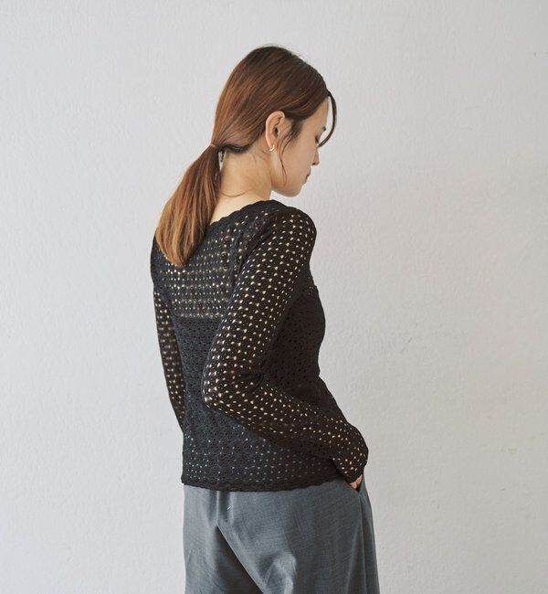  「レース編み2WAYトップス」|Tシャツ・カットソー|