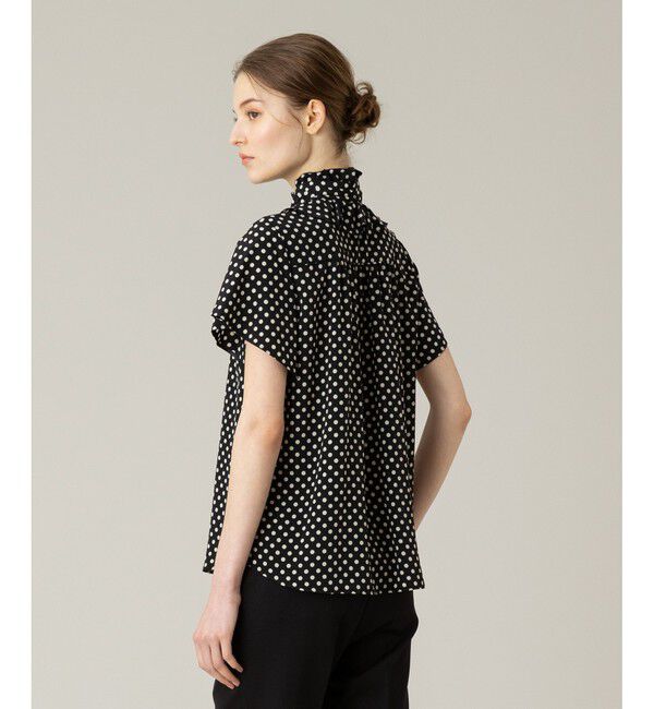 LOULOU WILLOUGHBY「◇【LOULOU WILLOUGHBY】デシンドットフレアスリーブブラウス」|シャツ・ブラウス|