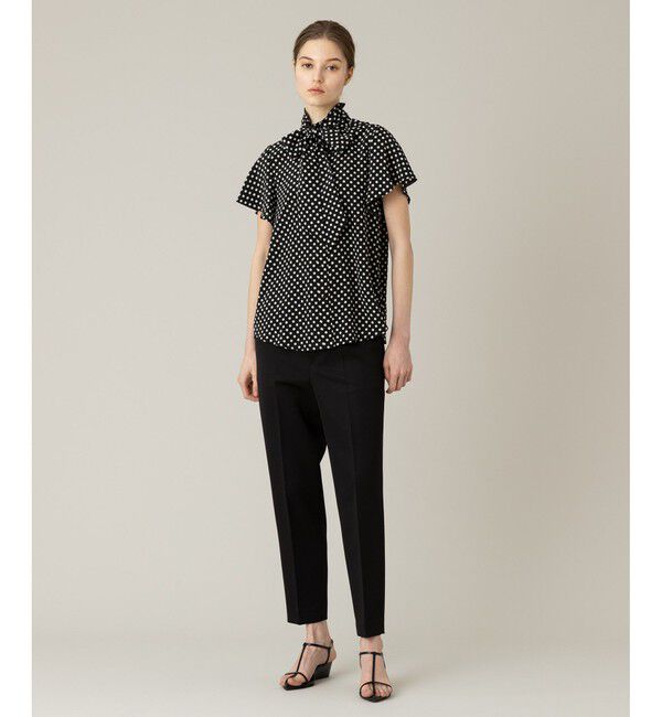 LOULOU WILLOUGHBY「◇【LOULOU WILLOUGHBY】デシンドットフレアスリーブブラウス」|シャツ・ブラウス|