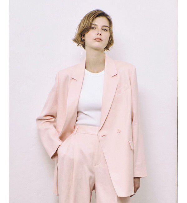 allureville「リオペルアシメフラップポケットジャケット」|テーラードジャケット|