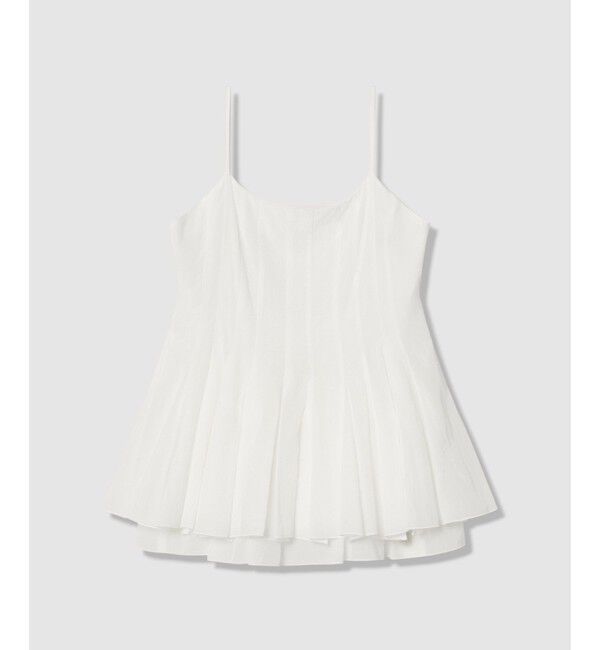 allureville「【ATELIER Line】リライムローンペプラムキャミソール」|キャミソール|