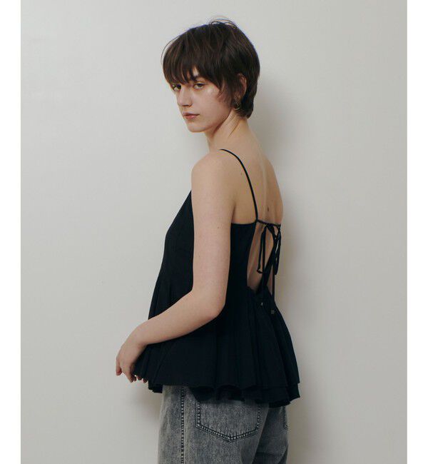 allureville「【ATELIER Line】リライムローンペプラムキャミソール」|キャミソール|