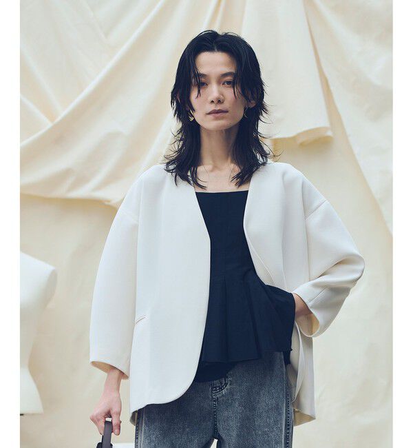 allureville「【ATELIER Line】リライムローンペプラムキャミソール」|キャミソール|