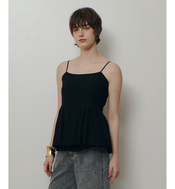 allureville「【ATELIER Line】リライムローンペプラムキャミソール」|キャミソール|