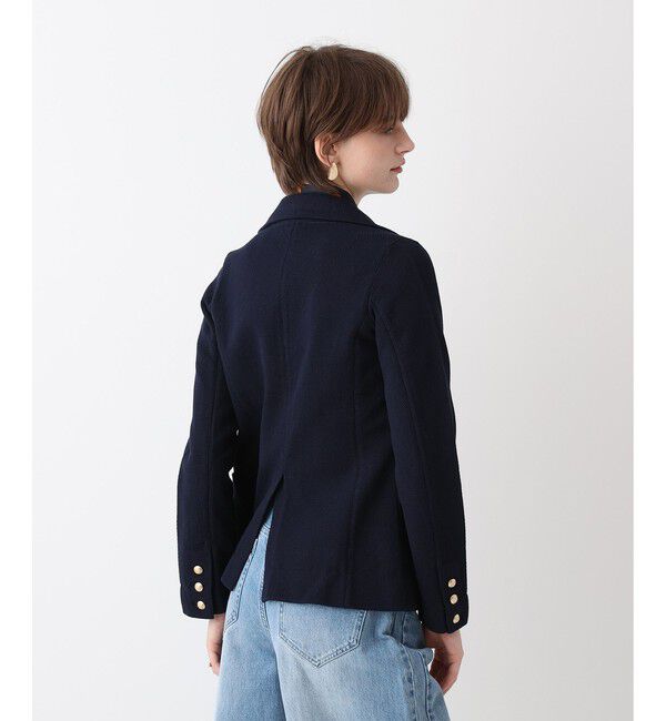 allureville「カノコストレッチニットジャケット」|テーラードジャケット|