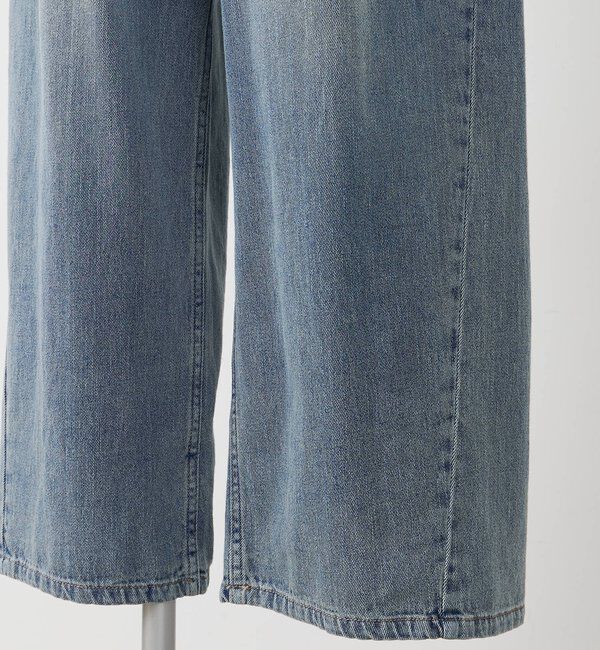  「綿麻デニムイージーパンツ」|デニム|