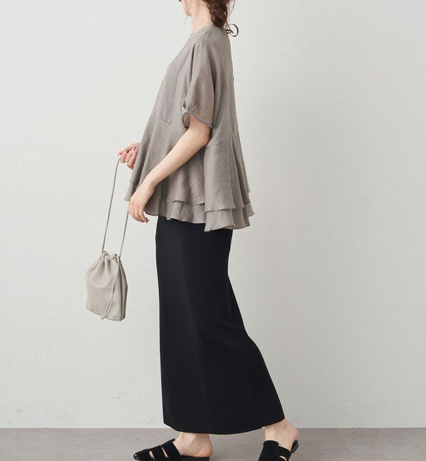  「【＠sein___000企画/リバイバル/新色】ラミー2枚重ねペプラムブラウス」|シャツ・ブラウス|