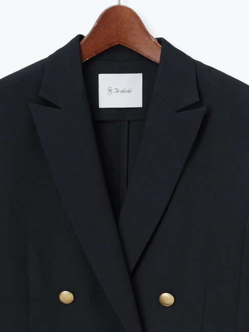 Te chichi「リネンライクダブルブレストジレ(セットアップ可)」|ダウンベスト・ベスト|