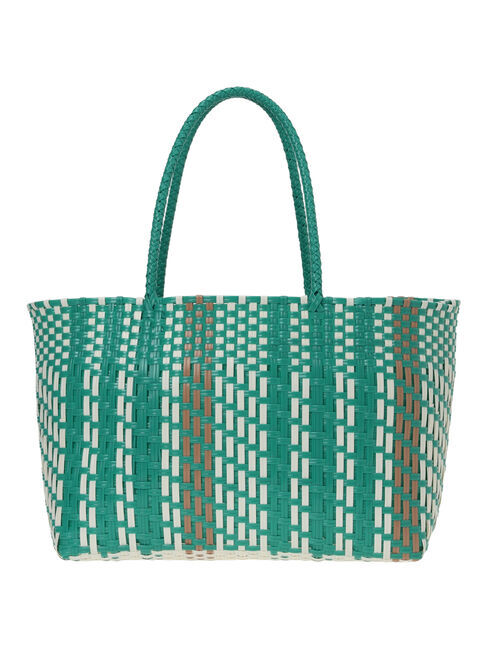 Samansa Mos2「カラーマルシェバスケット≪M≫」|その他|グリーン