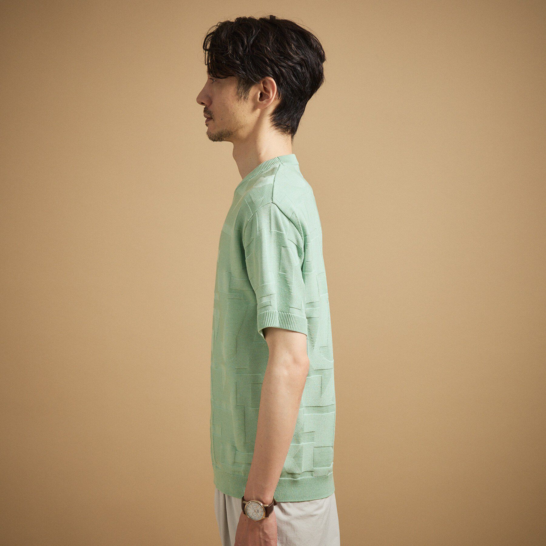 TAKEO KIKUCHI「【徳島ニット】テクスチャー ニット」|ニット・セーター|