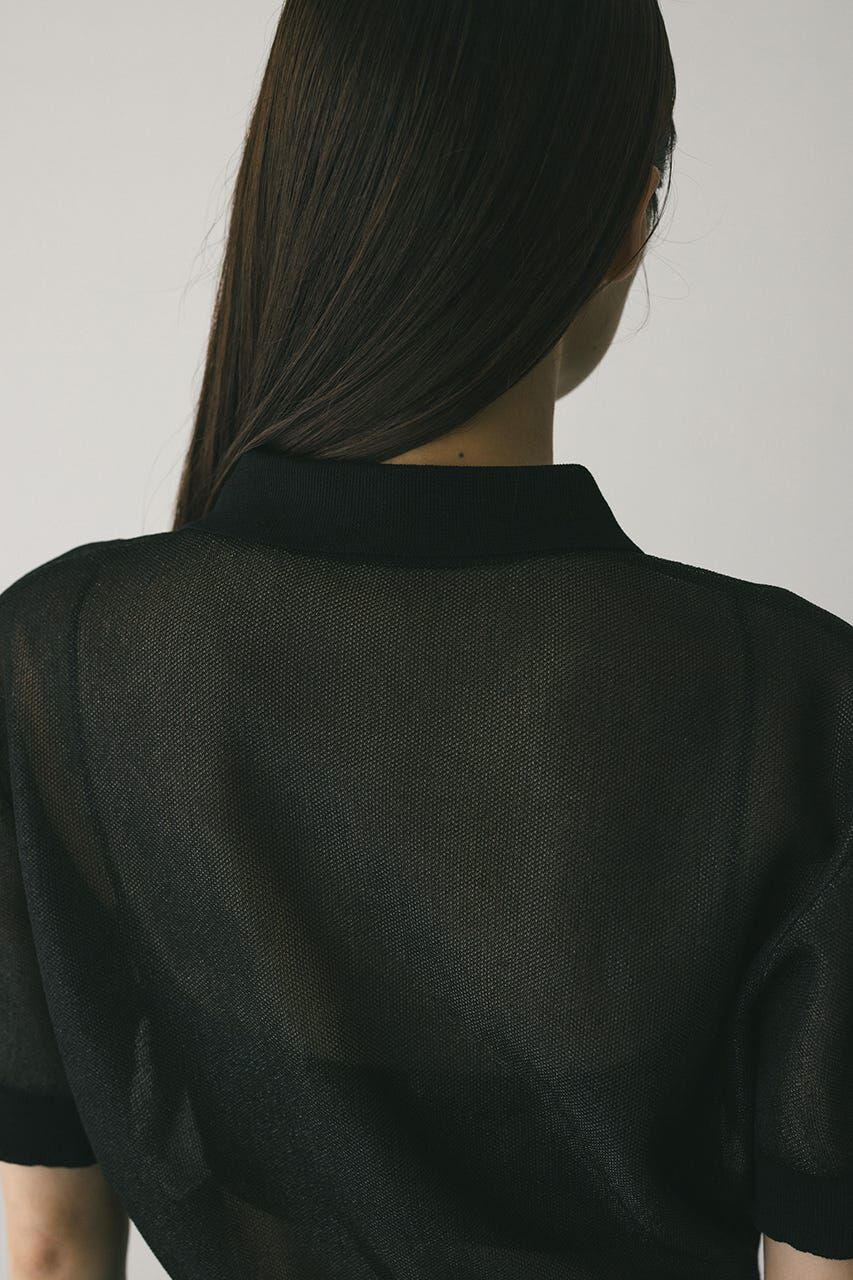 STYLEMIXER「シアーフォルムポロニット」|ニット・セーター|