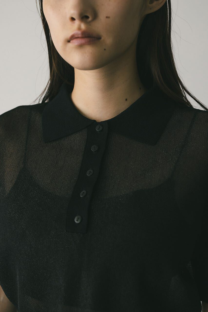 STYLEMIXER「シアーフォルムポロニット」|ニット・セーター|