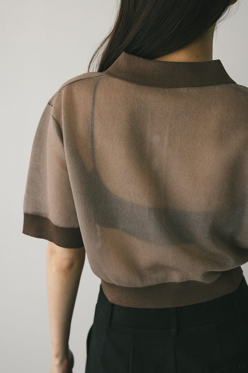 STYLEMIXER「シアーフォルムポロニット」|ニット・セーター|