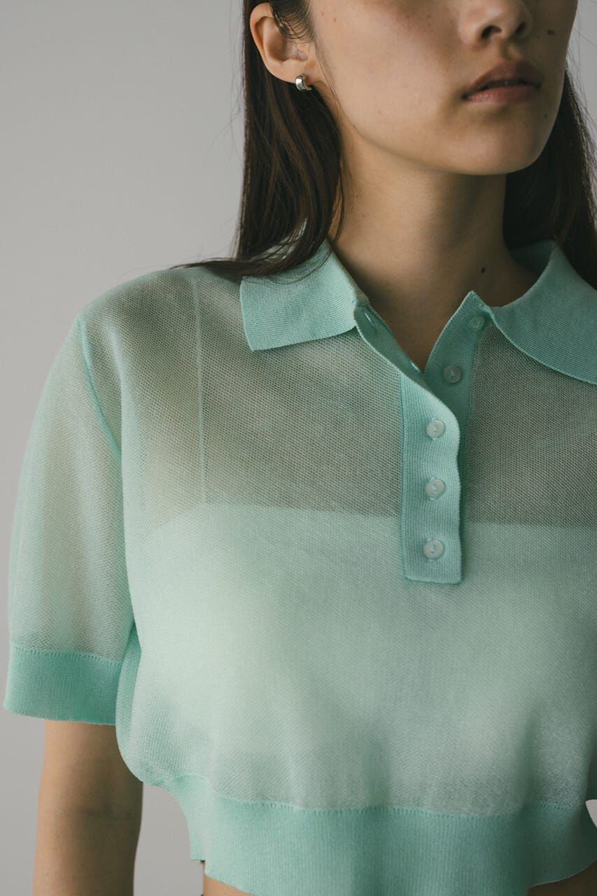 STYLEMIXER「シアーフォルムポロニット」|ニット・セーター|