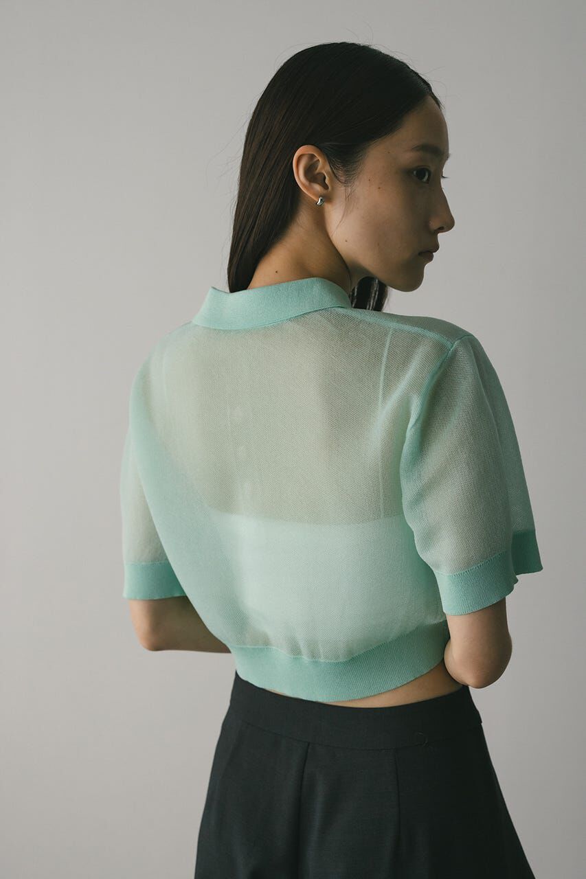 STYLEMIXER「シアーフォルムポロニット」|ニット・セーター|