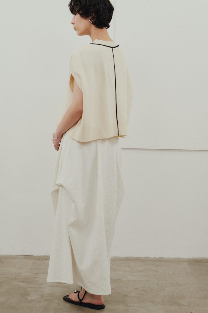 STYLEMIXER「パイピングニットトップ」|ニット・セーター|