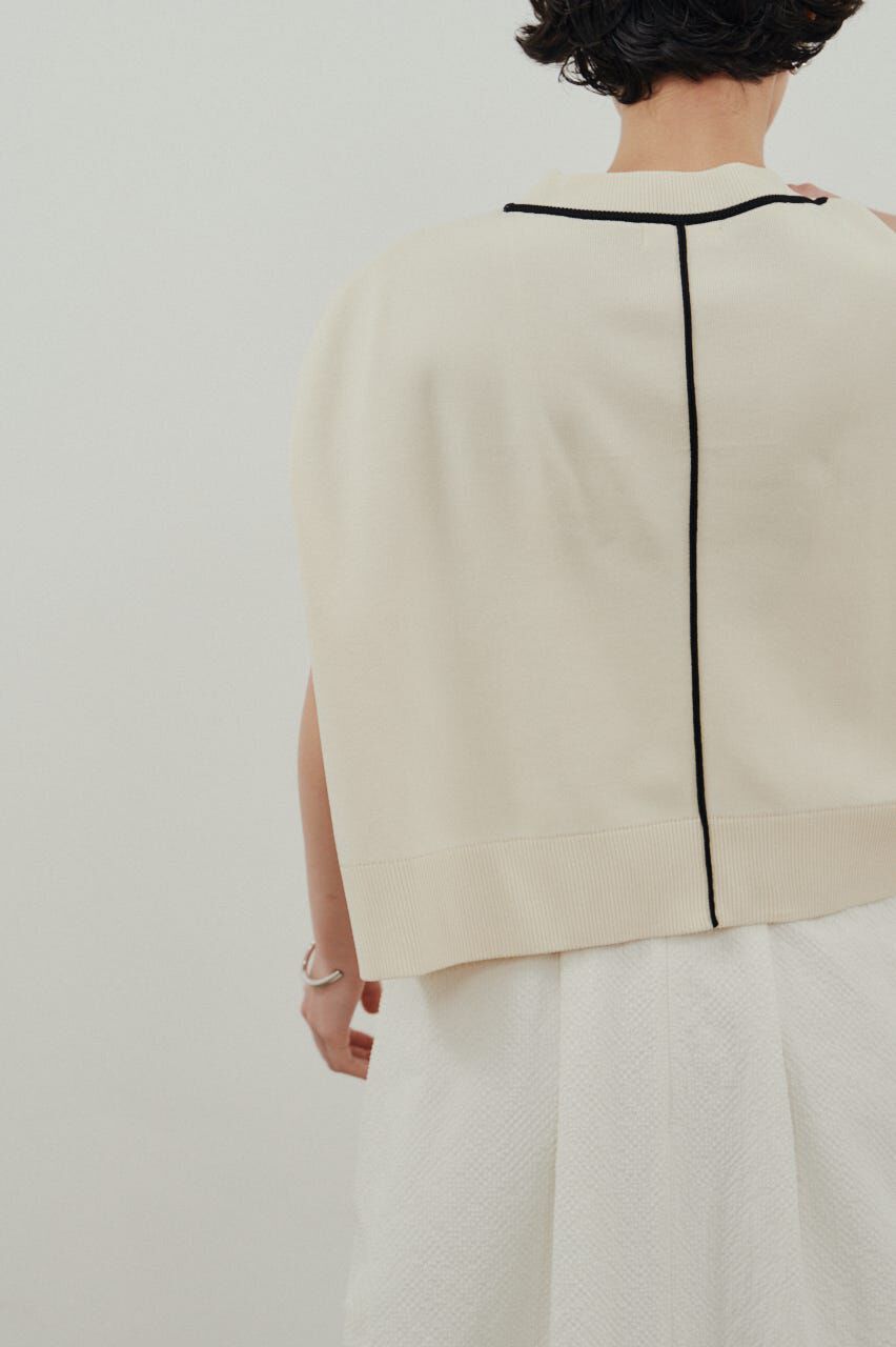 STYLEMIXER「パイピングニットトップ」|ニット・セーター|