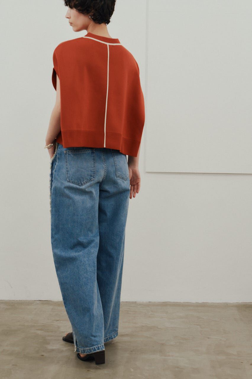 STYLEMIXER「パイピングニットトップ」|ニット・セーター|