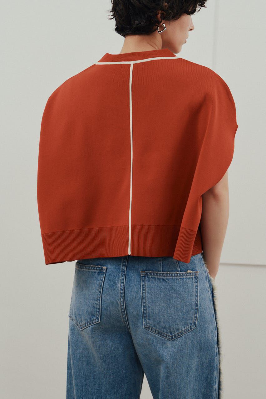 STYLEMIXER「パイピングニットトップ」|ニット・セーター|