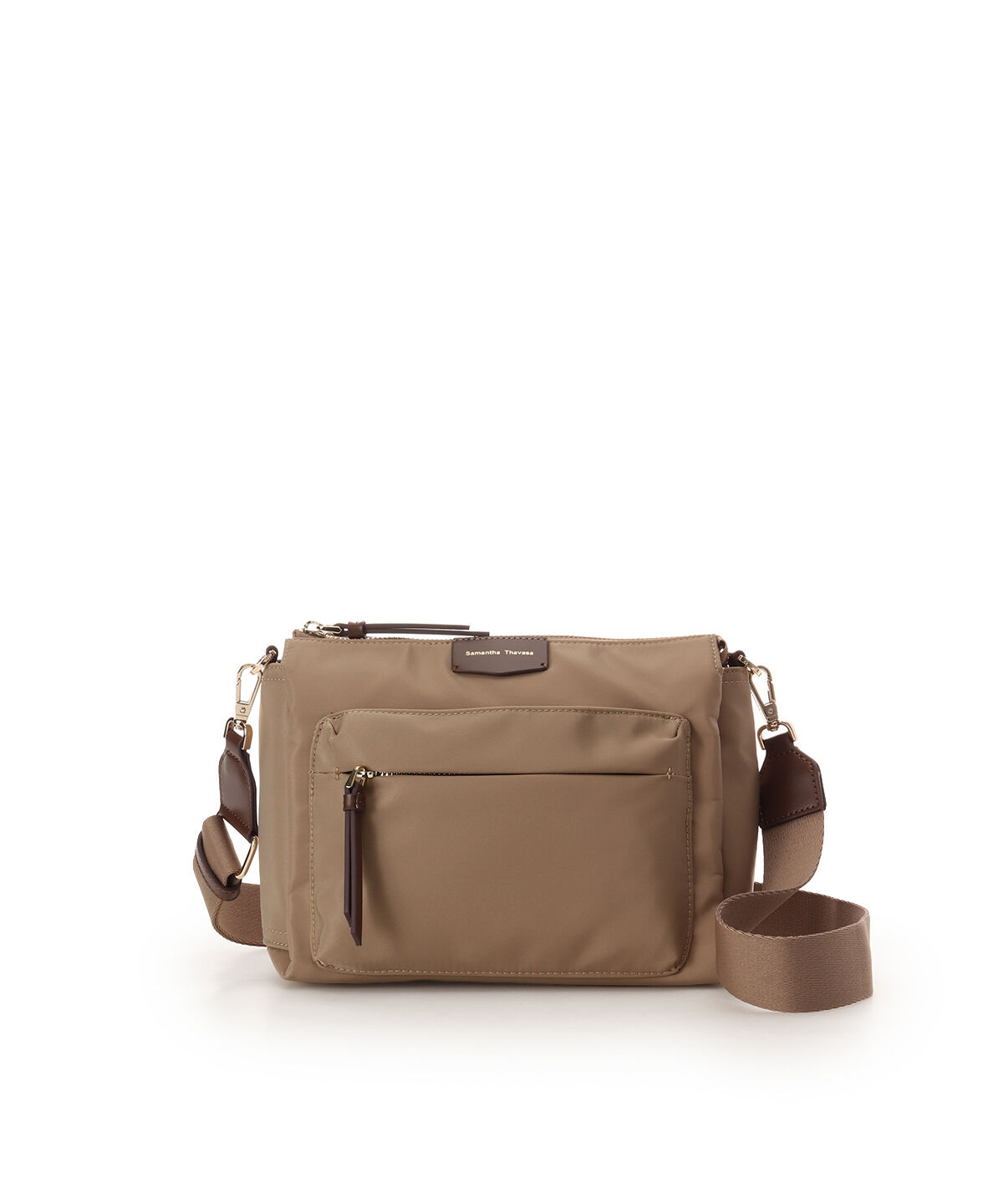 Samantha Thavasa「マルチナイロンショルダーバッグ」|ショルダー・メッセンジャー|ベージュ