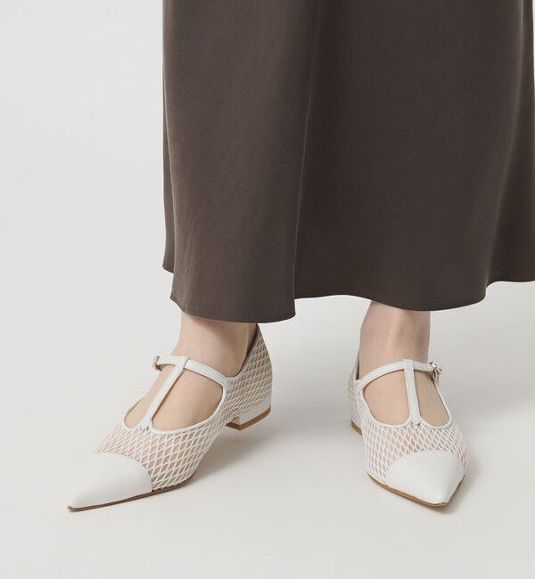 ODETTE E ODILE「シアーTストラップ フラット20&uarr;」|パンプス|