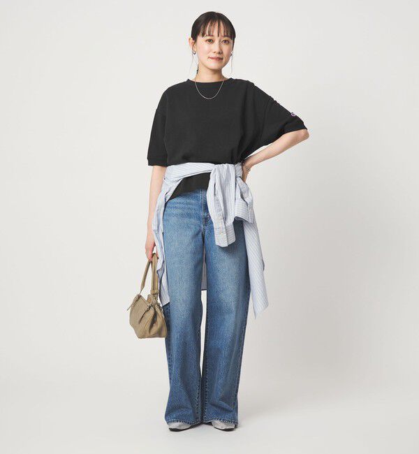 UNITED ARROWS green label relaxing「【別注】＜Champion＞5分袖 スウェット プルオーバー」|Tシャツ・カットソー|