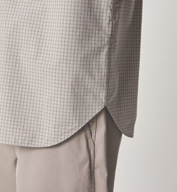 STEVEN ALAN「＜Steven Alan＞ ポプリン グラフチェック レギュラーカラー シャツ LOOSE」|シャツ・ブラウス|